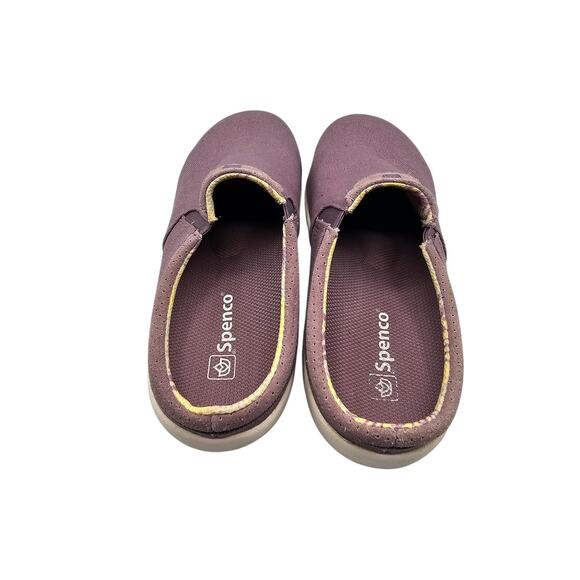 Spenco Orthotic Memory Foam Suede Mules - Siesta Purple Elderberry, 8 Medium - Picture 5 of 6